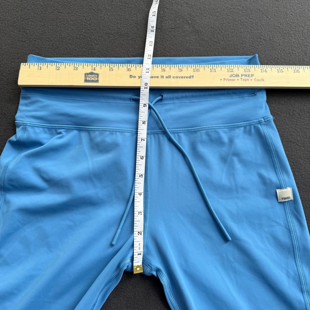 Vuori Daily Leggings French Blue High Rise Drawstring Size Large Athletic - Picture 4 of 9